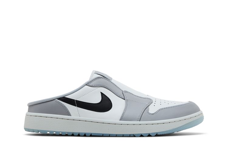 

Кроссовки Air Jordan 1 Mule Golf 'Wolf Grey Black', серый