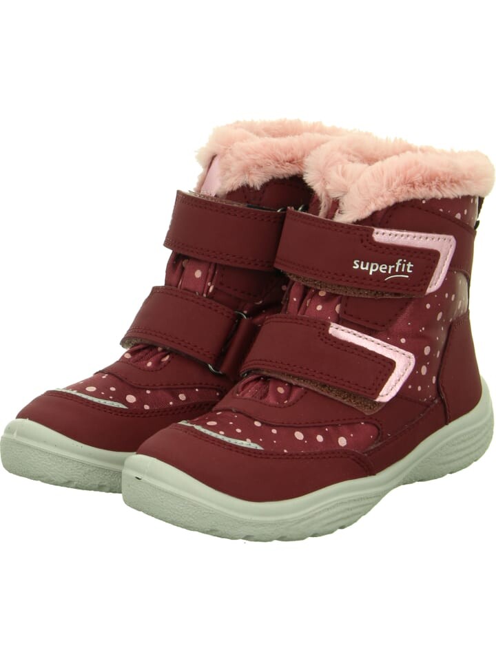 

Высокие ботинки до щиколотки superfit Winterstiefeletten CRYSTAL, красный