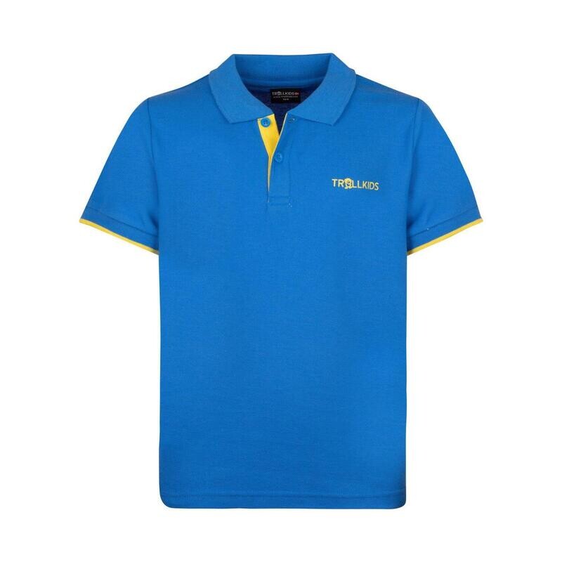 

Детская рубашка-поло Bergen XT Glowing Blue/Mull Yellow TROLLKIDS, цвет gelb