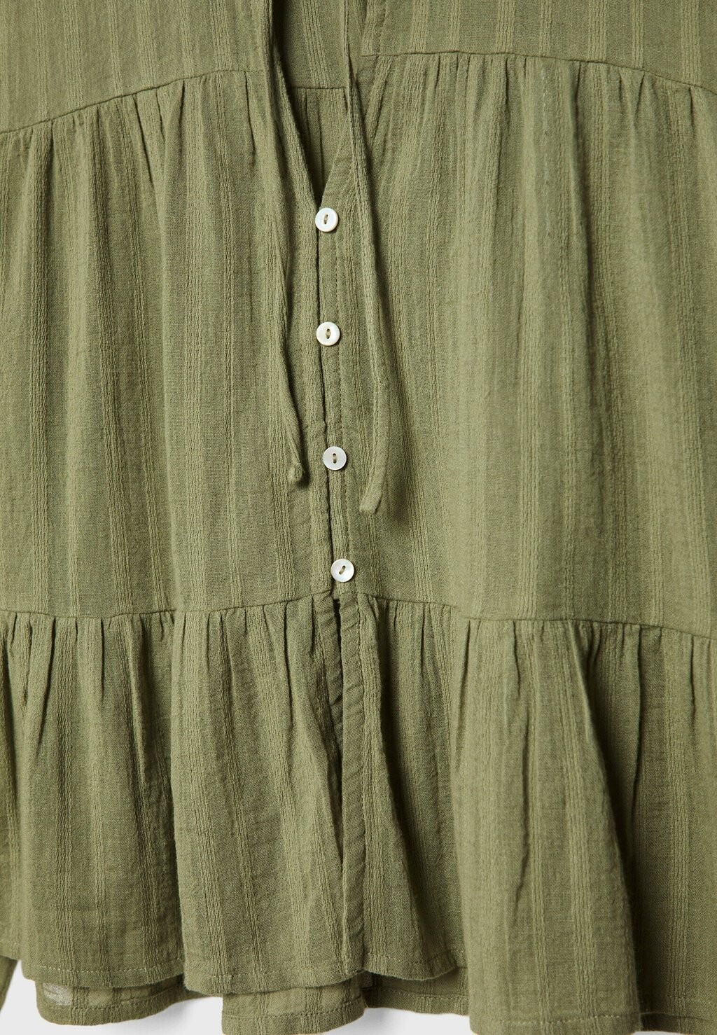 

Блузка Flowing Boho Stradivarius, хаки