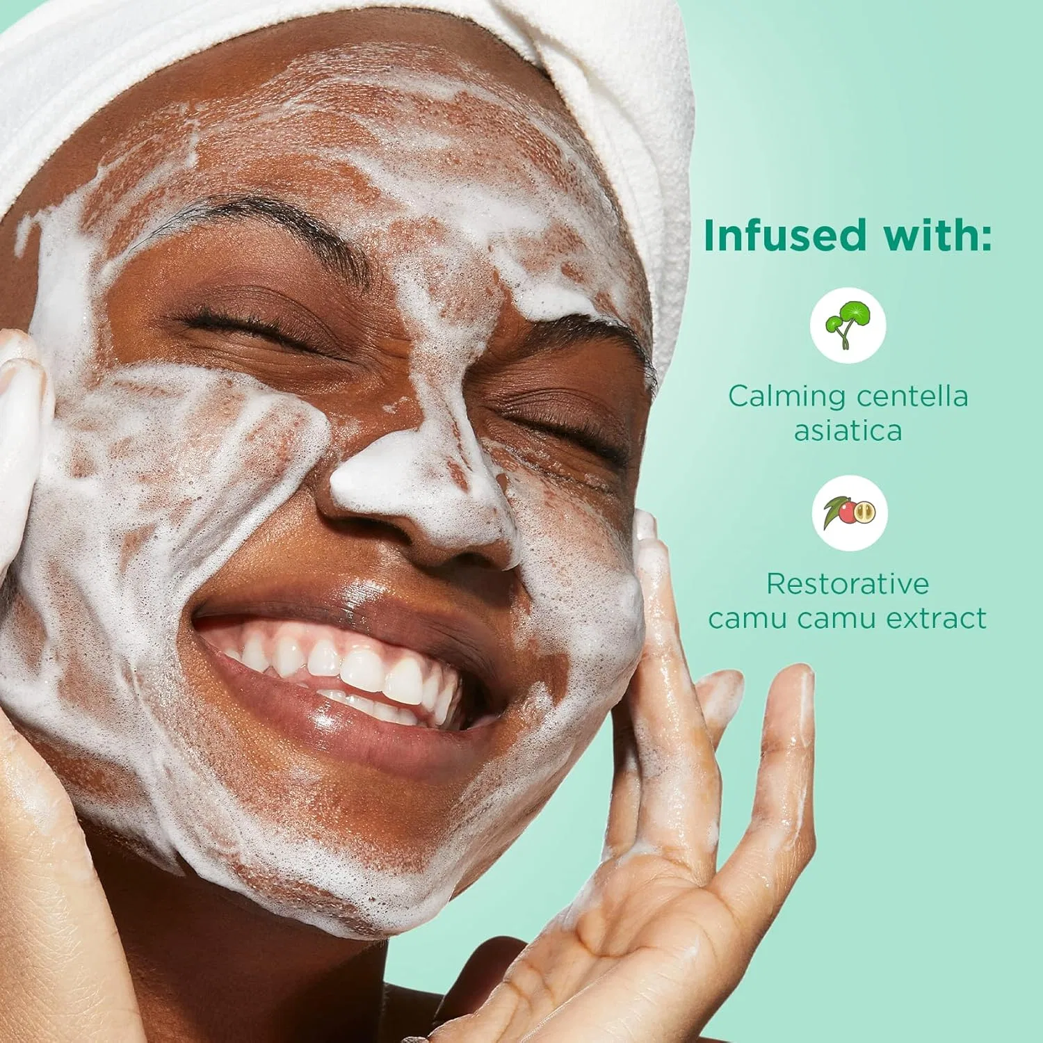 Пенка для умывания Joah — Гель- CICA Gentle Foam Cleanser, , , белый, 200 мл — фото 2