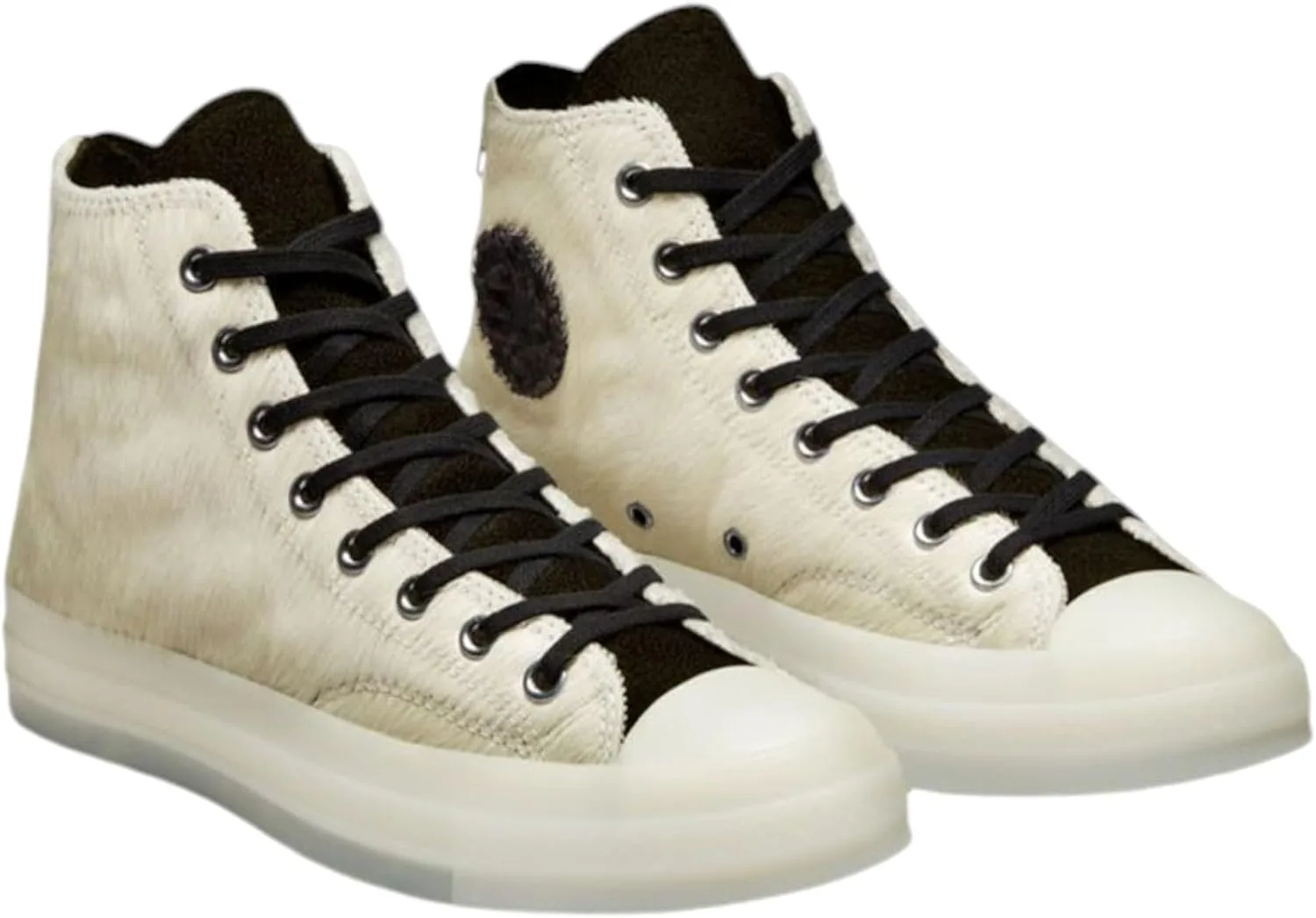 Кроссовки Converse Chuck 70 HI White/Black/White из синтетического материала для мужчин и женщин, мультиколор — фото 4