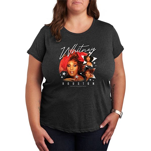 

Футболка с принтом Whitney Houston Stars Bootleg, plus size Licensed Character, Heather Charcoal, Черный, Футболка с принтом Whitney Houston Stars Bootleg, plus size Licensed Character, Heather Charcoal