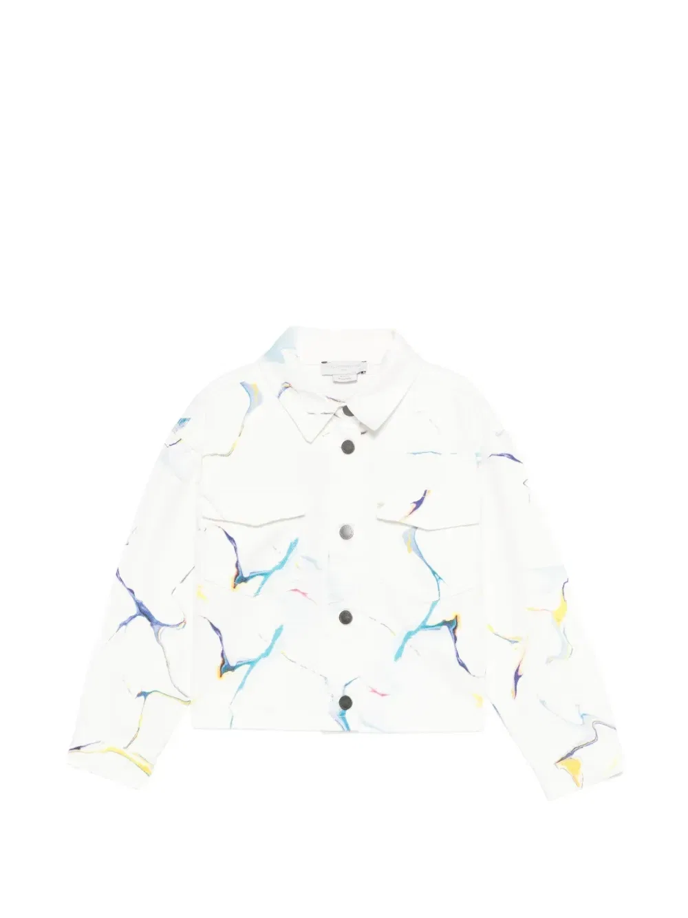 Джинсовая куртка Stella McCartney Kids, белый