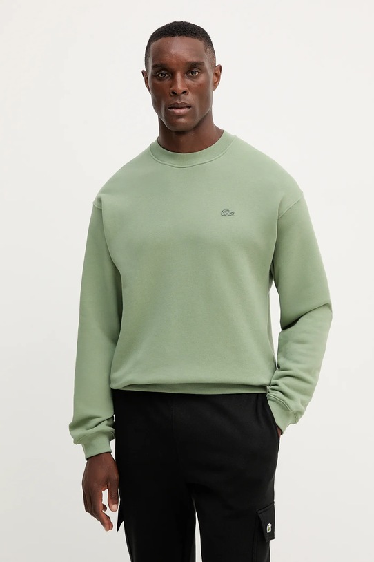 

Хлопковая толстовка Lacoste, зеленый