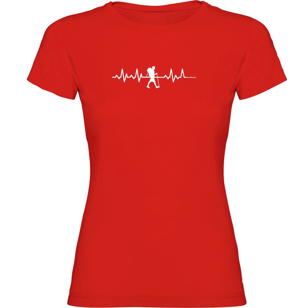 

Футболка Kruskis Trekking Heartbeat, красный