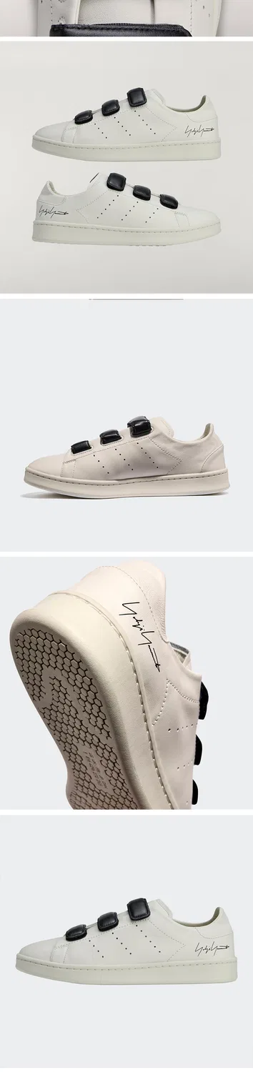 Мужские серые кроссовки Y-3 Stan Smith Velcro от Y-3 — фото 4