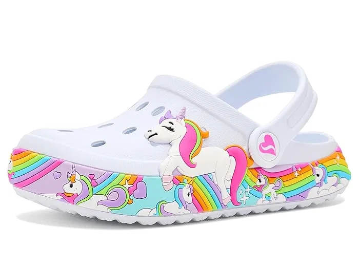 Клоги Skechers Kids Summer Scene-Rainbow Wish, белый — фото 2