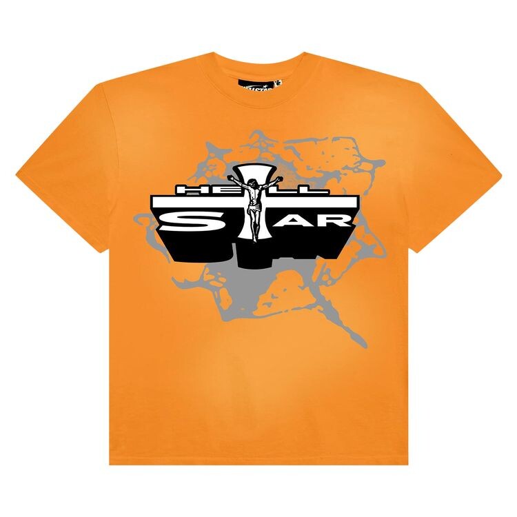 

Футболка Hellstar Jesus T-Shirt Orange, оранжевый