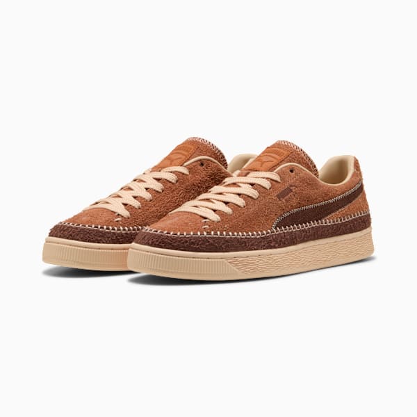 Кроссовки Suede Moccasin Puma, коричневый — фото 2