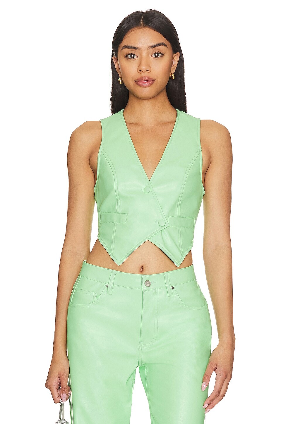 

Топ AFRM Lilet Vest, цвет Key Lime