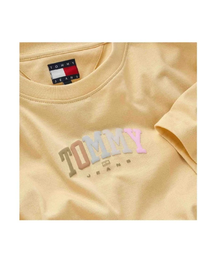 Футболка университетских цветов Tommy Hilfiger, желтый — фото 3