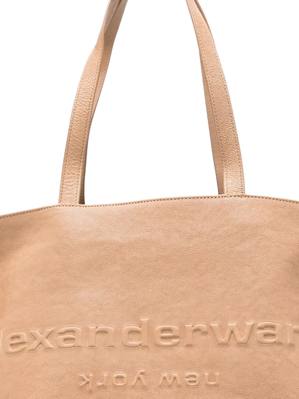 

Сумка-тоут с тисненым логотипом Alexander Wang, нейтральный
