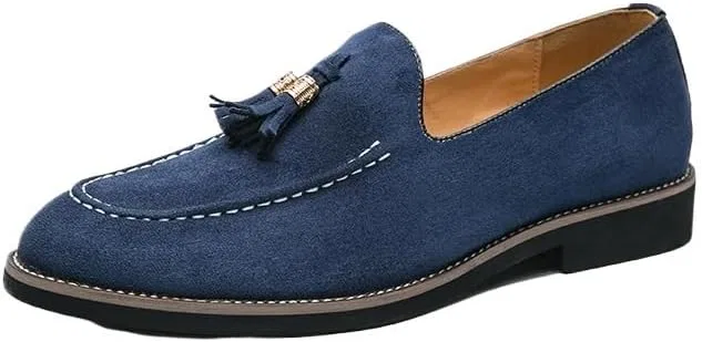 Лоферы мужские кожаные, Summer Leather, синий UOPYNE
