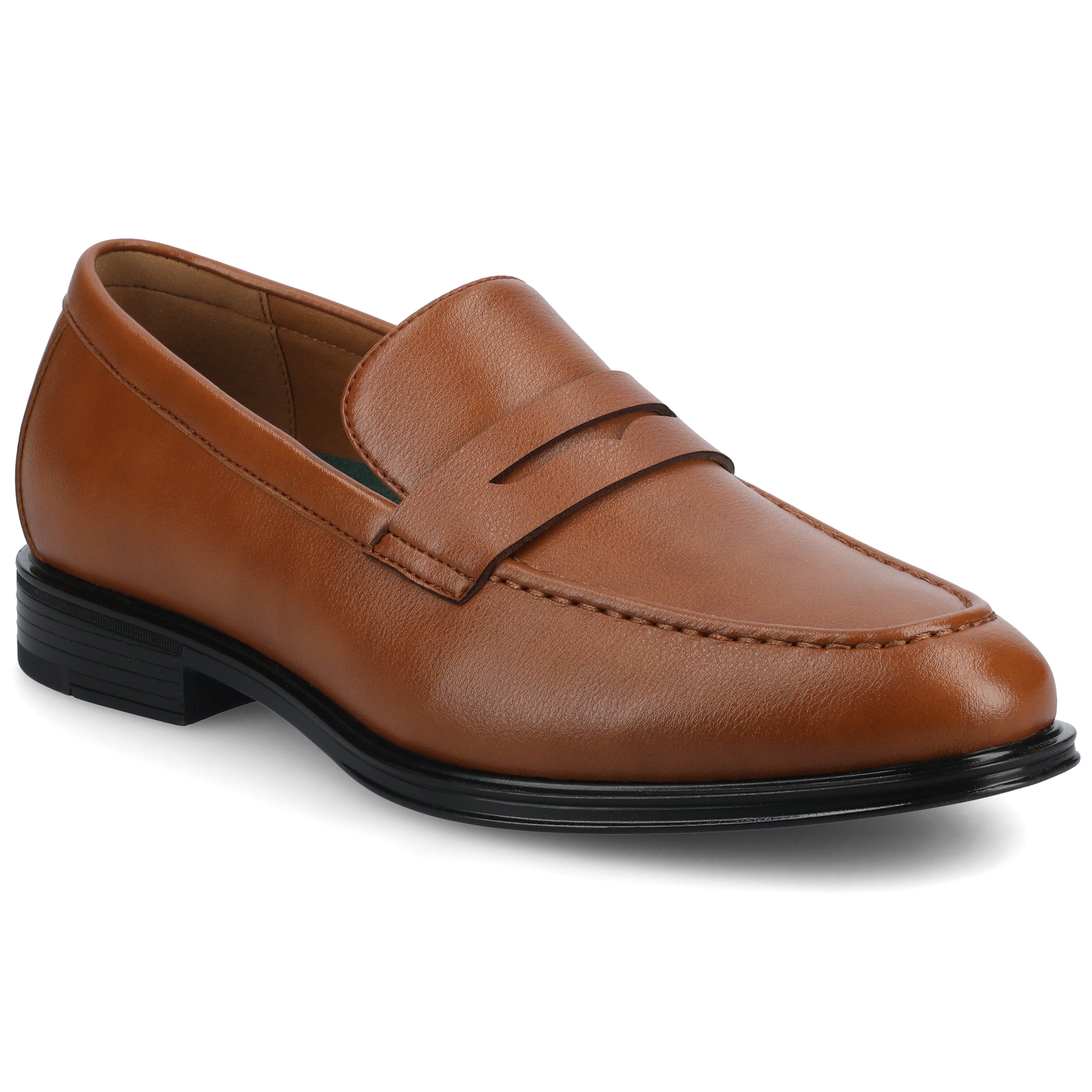 

Vance Phineas, классические лоферы-пенни на широкой колодке Vance Co., Tan