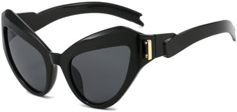 

Винтажные солнцезащитные очки «кошачий глаз» 2026 года для женщин, модные очки с защитой от УФ-излучения UV400, художественные солнцезащитные очки для мужчин, ретро-стиль MTZJH, C1