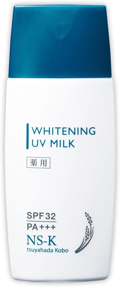 Солнцезащитное молочко NS-K Medicinal and Whitening UV Milk SPF32 PA+++, 50 мл, бесцветное Nihon Sakari