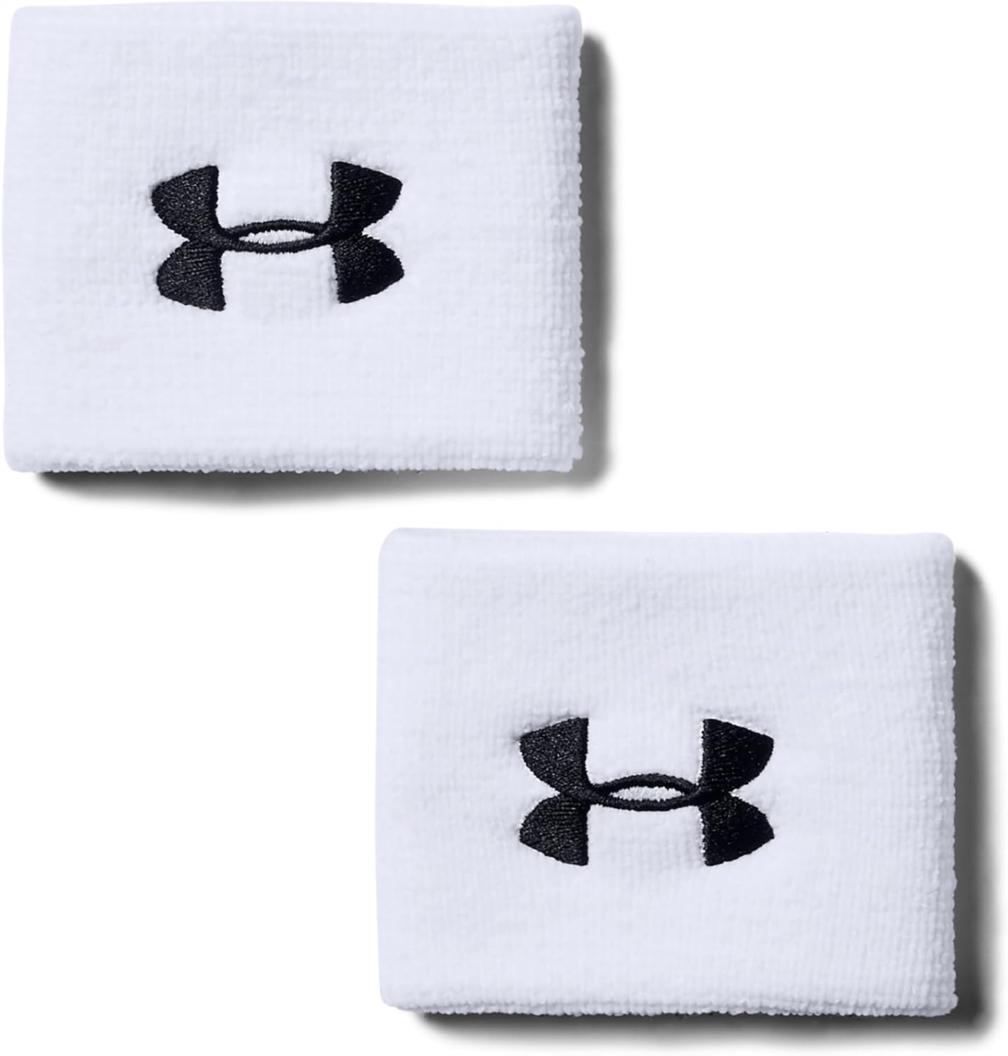 

Under Armour мужские 3-дюймовые перфоманс-браслеты, 2 шт, White (100)/Black