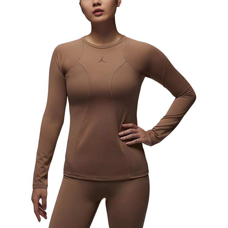 

Футболка женская коричневая Jordan