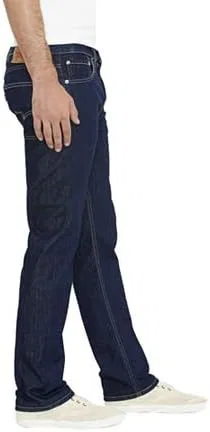 Джинсы slim straight Levi's, бордовый/бычья джинса LEVIS — фото 2