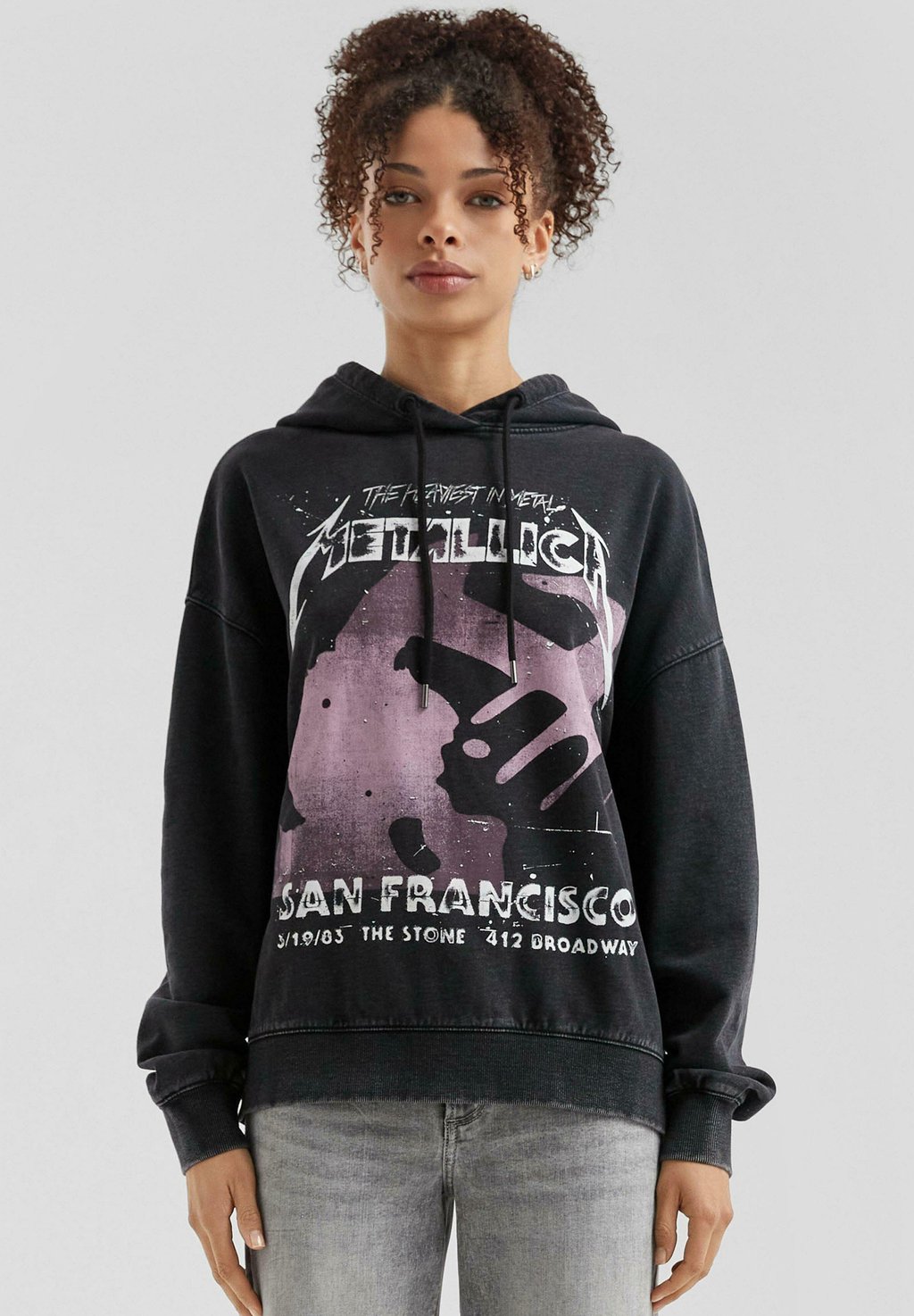 

Толстовка METALLICA BAND- MIT WASCHEFFEKT - Hoodie QS, черный