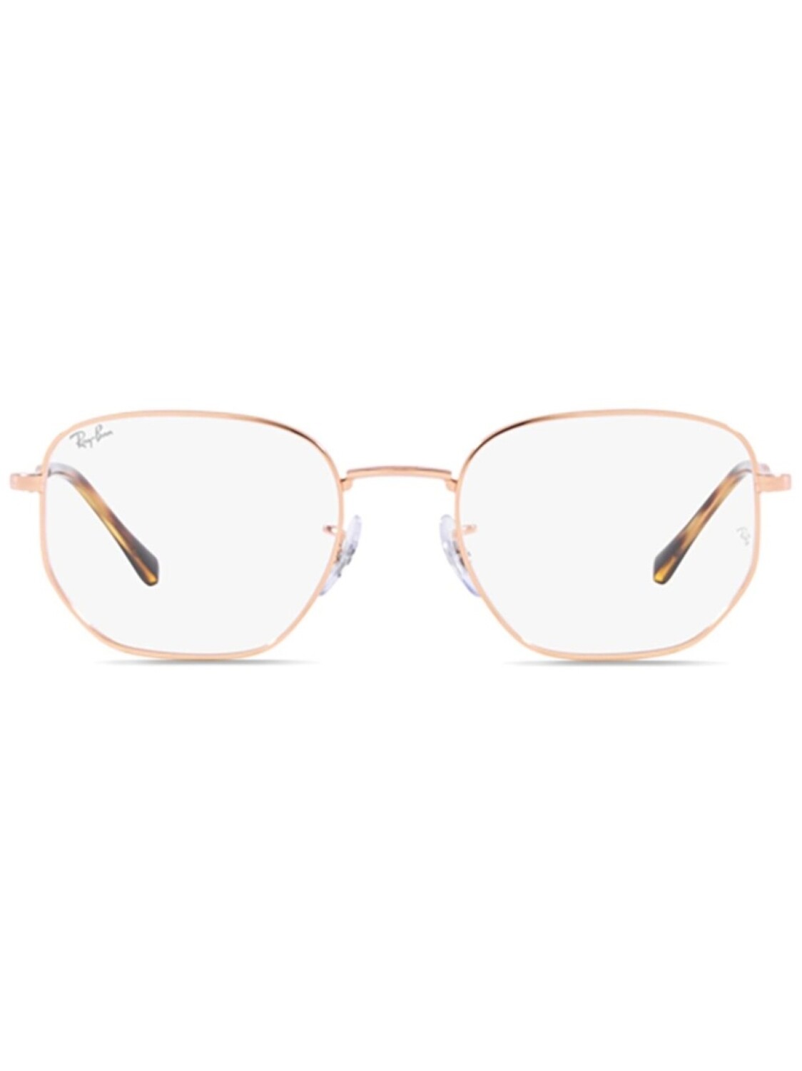 

Ray-Ban очки в геометричной оправе, золотой