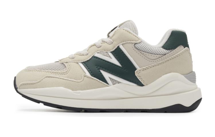 

Детские беговые кроссовки NB 5740 beige green kids' New Balance, бежевый/зеленый