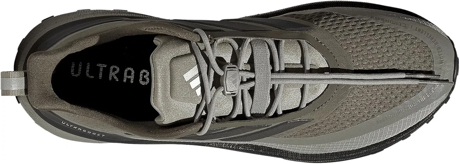 Мужские беговые кроссовки Adidas Performance Ultraboost 5 Climawarm, Green-Black-Orange — фото 4