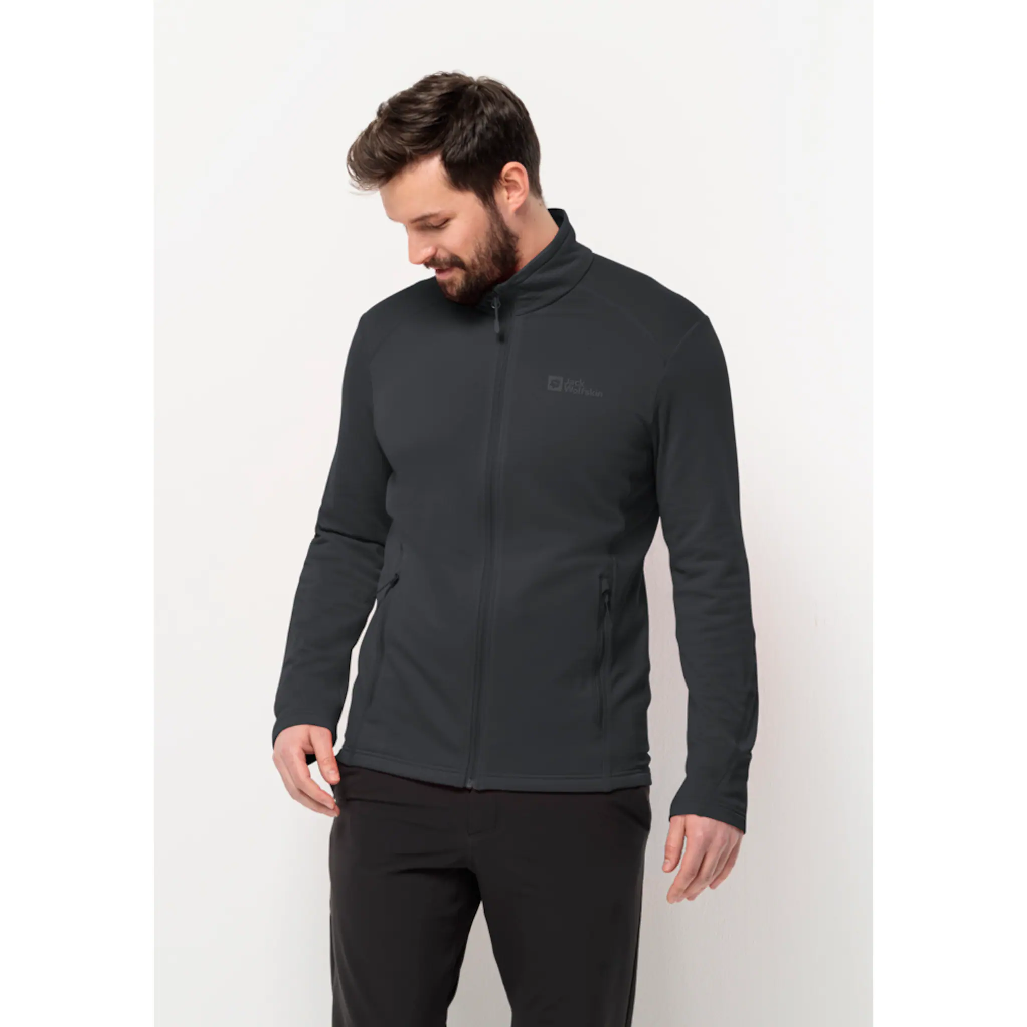 

Флисовая куртка Jack Wolfskin "KOLBENBERG FZ M", цвет Phantom