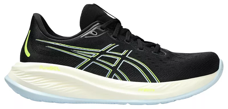 

Мужские кроссовки ASICS Gel-Cumulus 26, цвет Black/Safety Yellow