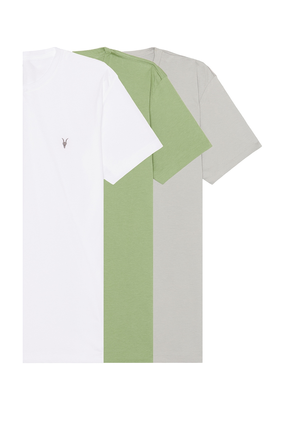 

Футболки с коротким рукавом и круглым вырезом Tonic от Allsaints, white, green & grey