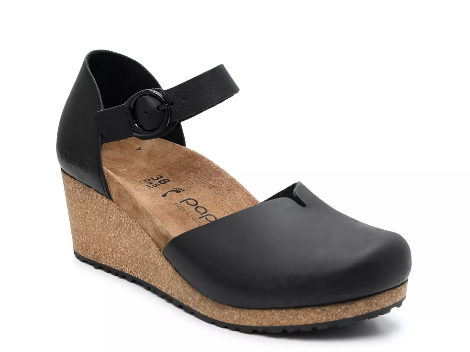 Сандалии Birkenstock Papillio by Birkenstock Mary Wedge, черные