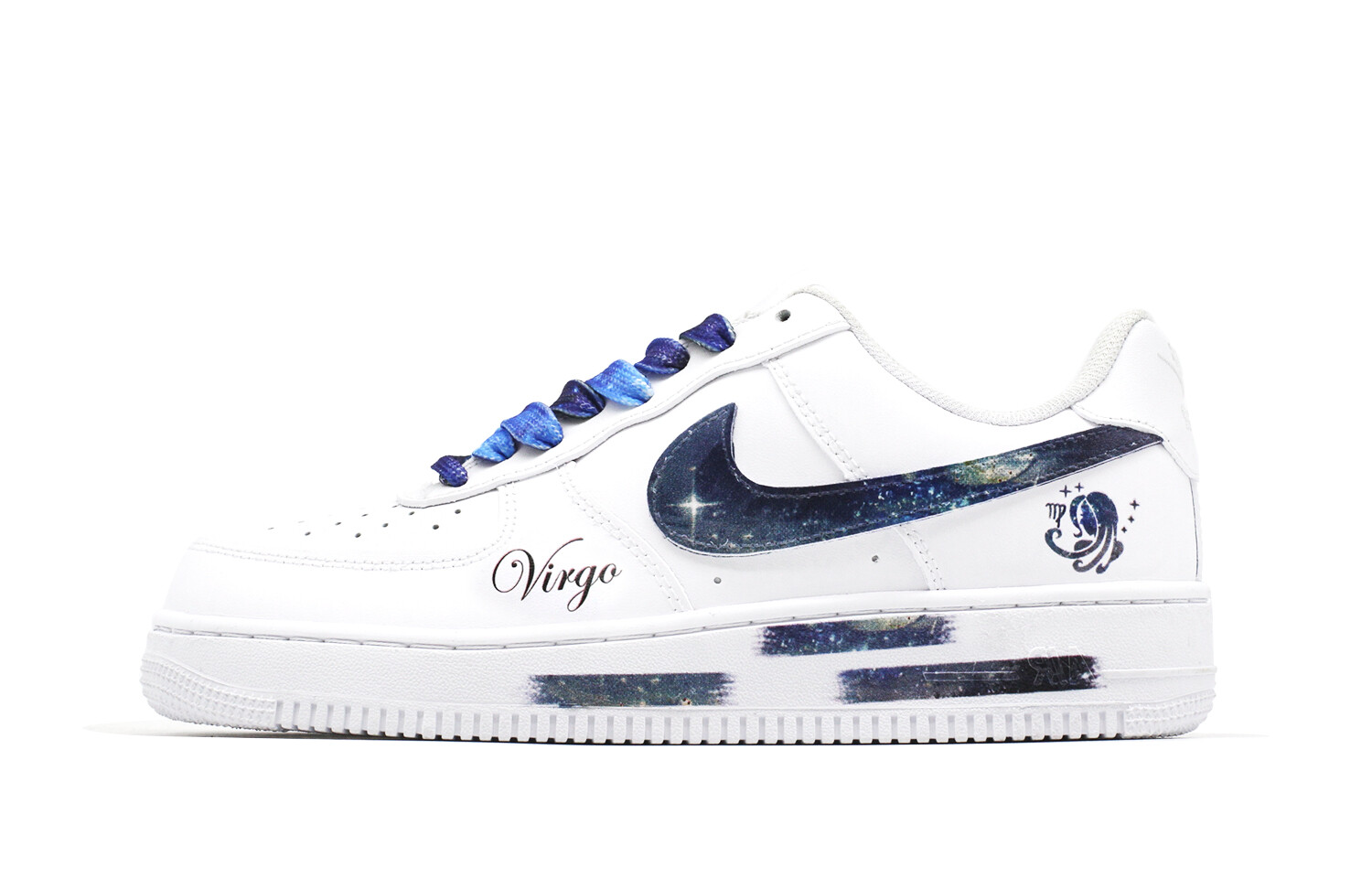 

Женские кроссовки для скейтбординга Nike Air Force 1, White/Blue