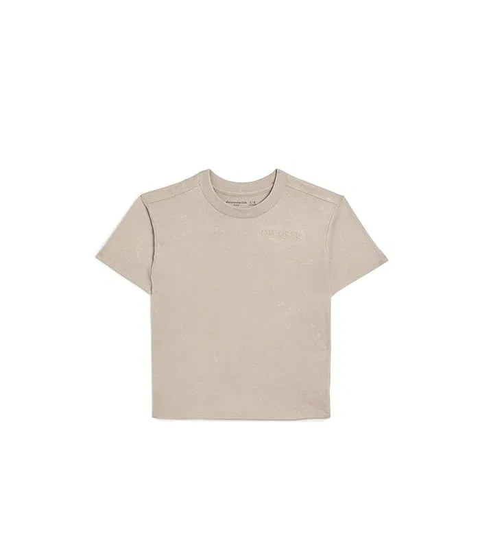 Футболка Sunfaded Knit Top abercrombie kids, Orchid Petal