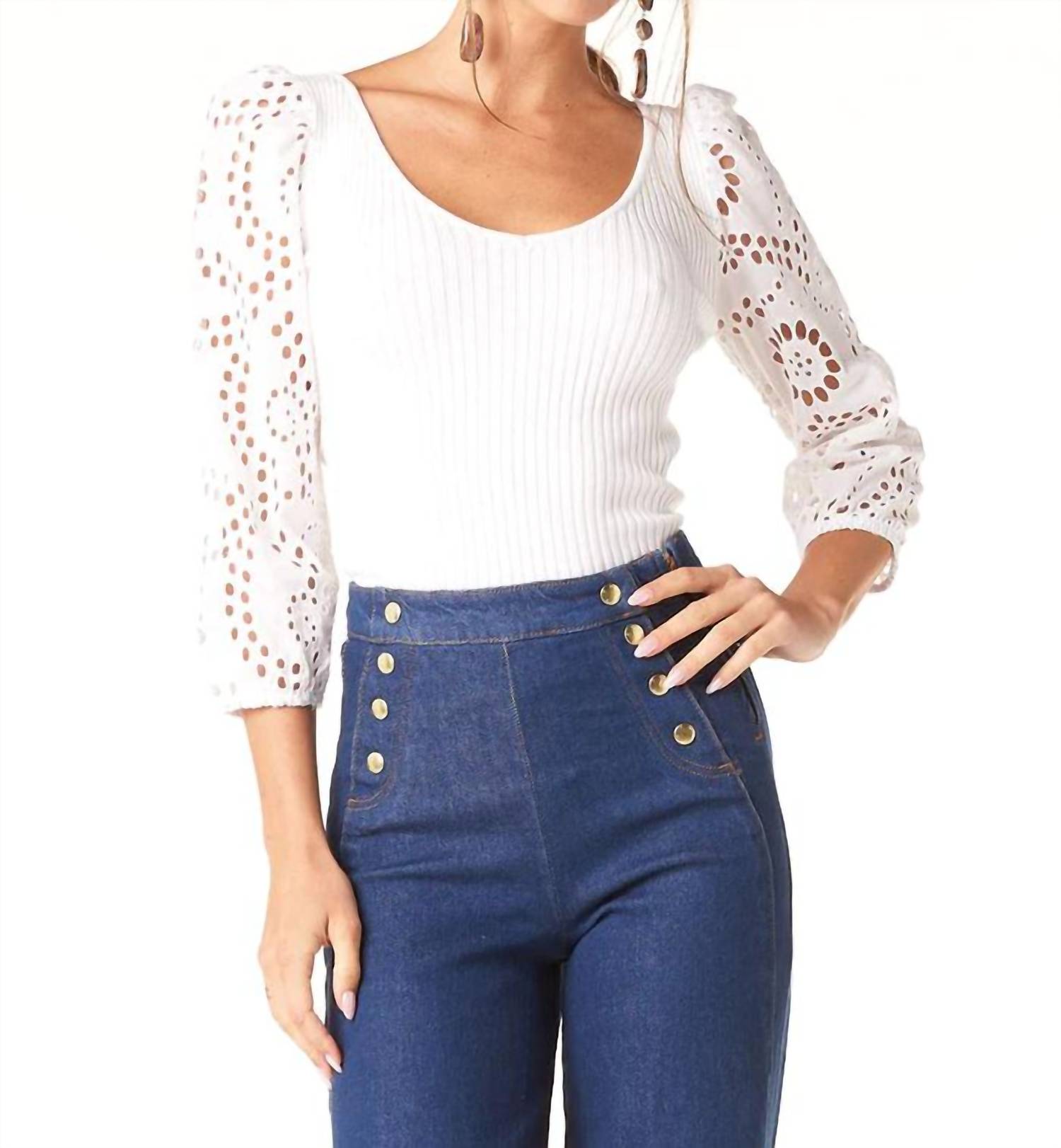 

Топ Каллиопа в белом цвете Tart Collections