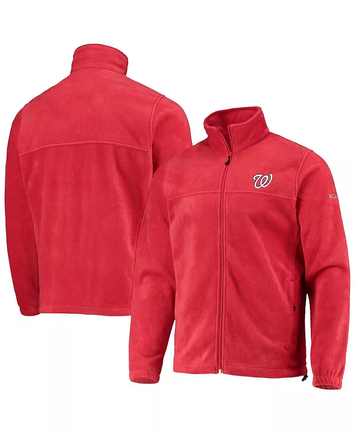

Мужская красная бейсбольная куртка Washington Nationals Full-Zip Flanker с молнией по всей длине Columbia