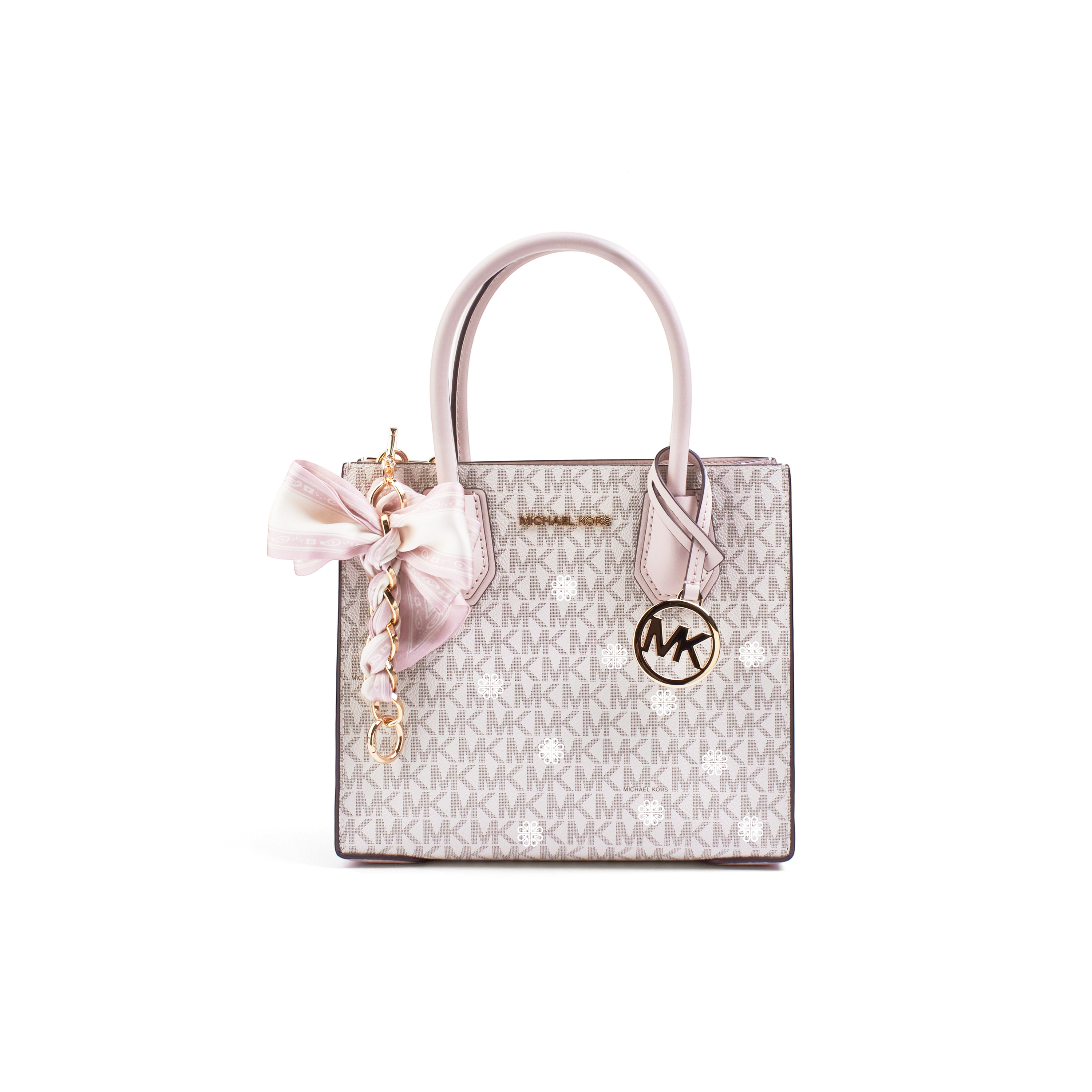 

MICHAEL KORS Кожаная сумка через плечо, Pink Peach Bubble