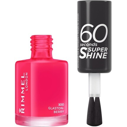 Лак для ногтей Rimmel London 60 Seconds Super Shine от Rita Ora 300 Glaston-Berry 8 мл — фото 2