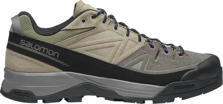 

Кроссовки X-ALP Leather 'Pewter Vintage Khaki', серый