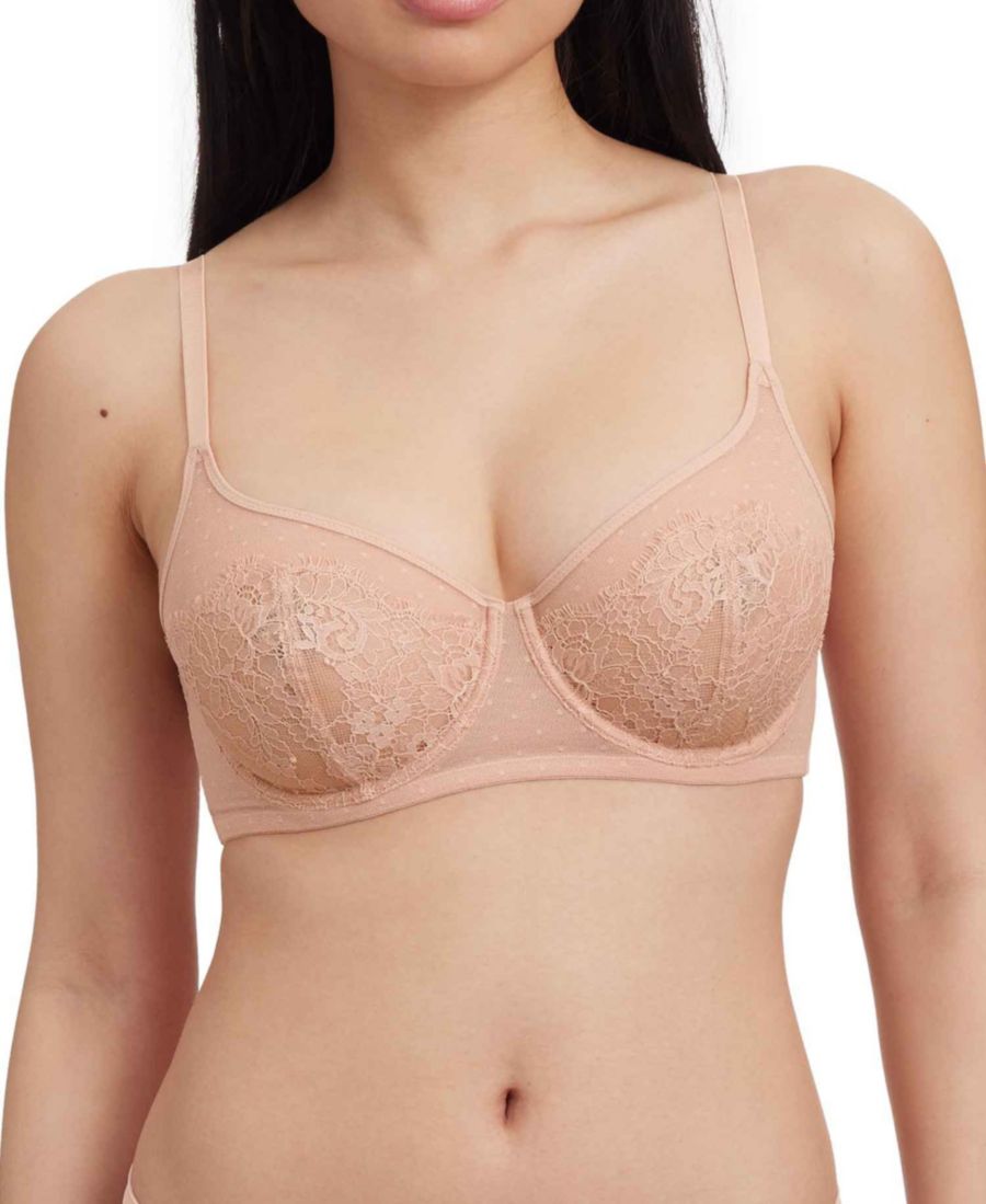 

Женский кружевной бюстгальтер Lace Amour с полным покрытием, без подкладки и с гладкой спинкой Skarlett Blue, Naked