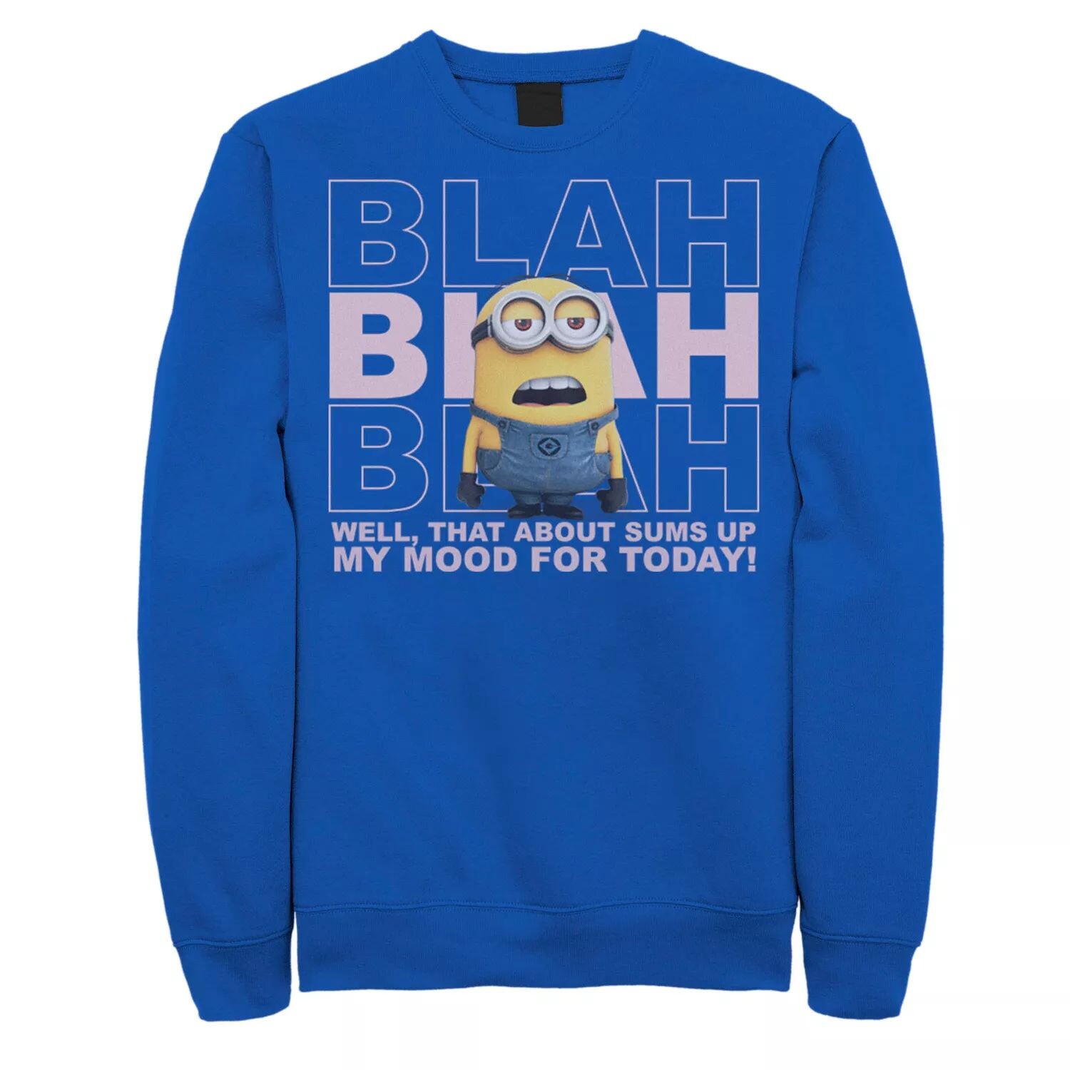 

Мужской свитшот Despicable Me Minions Blah Blah Blah Licensed Character