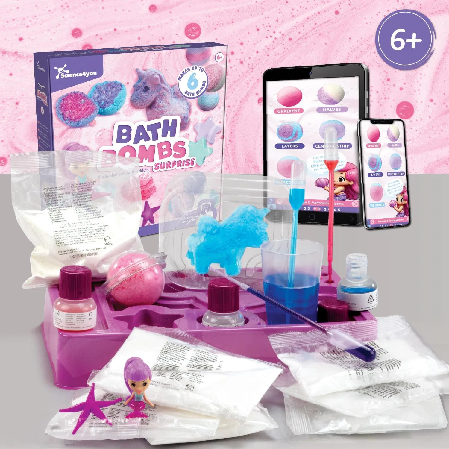 Набор для изготовления бомбочек для ванны Science4you Science4You — фото 2