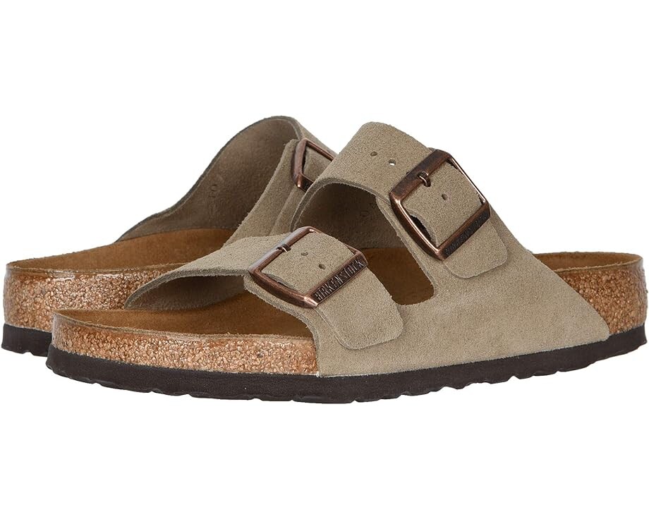 

Сандалии Birkenstock Arizona - Suede (Unisex), цвет Taupe Suede