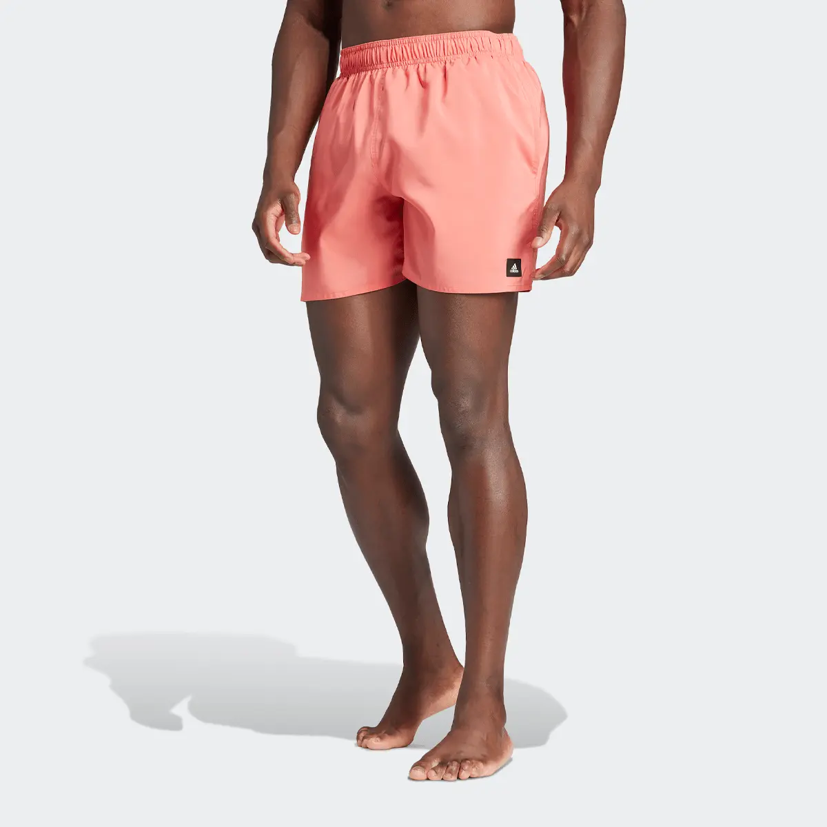 

Шорты для плавания adidas Originals Solid CLX Classic-Length Swim Short, розовый