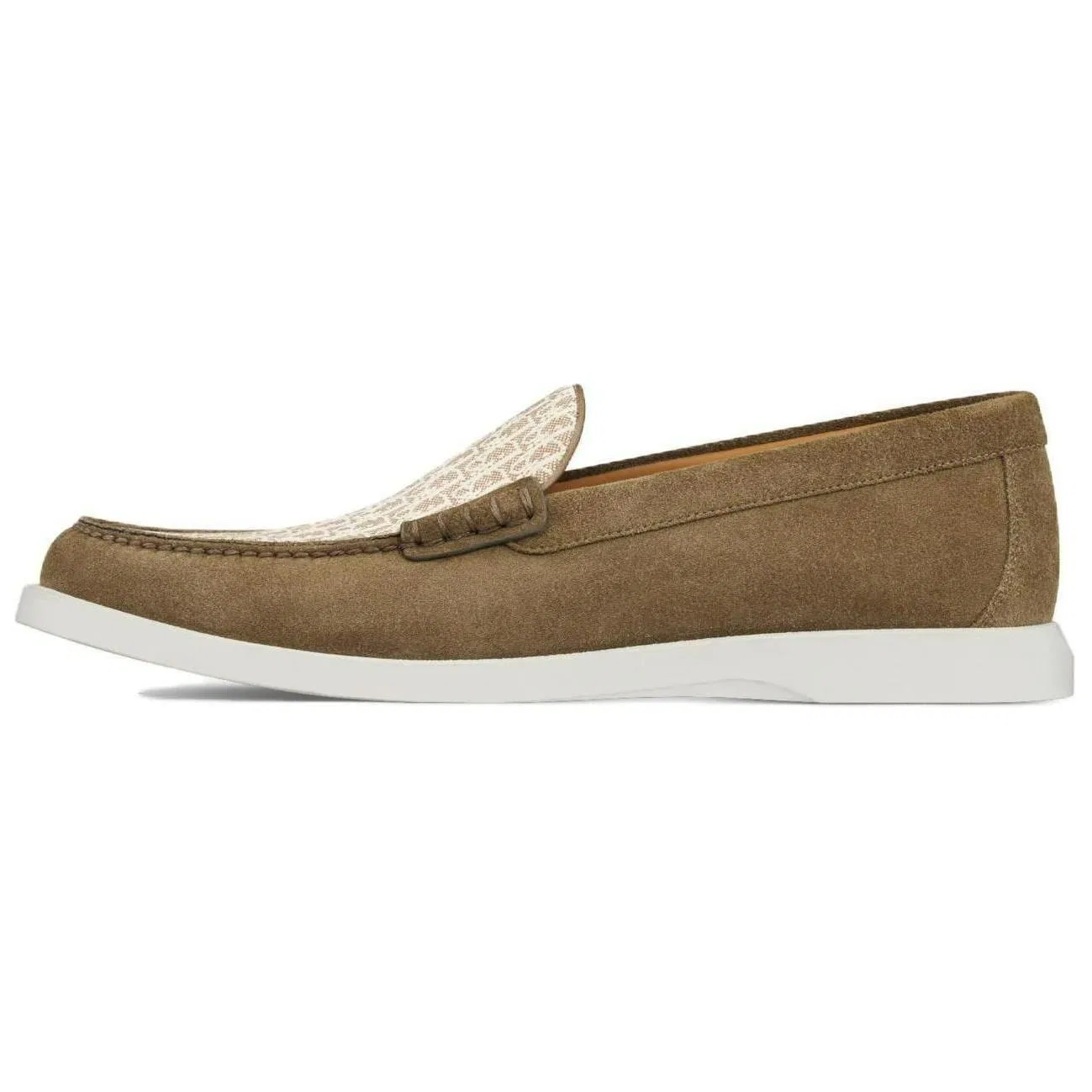 Лоферы замшевые DIOR Brown