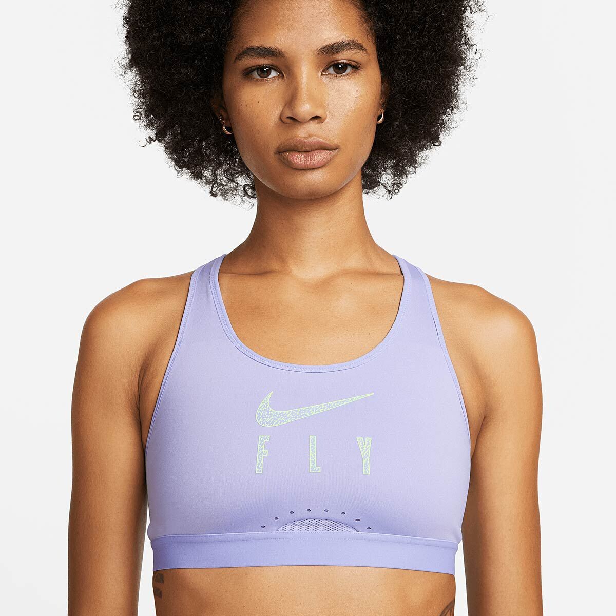 Ночное и нижнее белье Dri-FIT Swoosh Fly Bra Nike, цвет Schwarz — фото 3