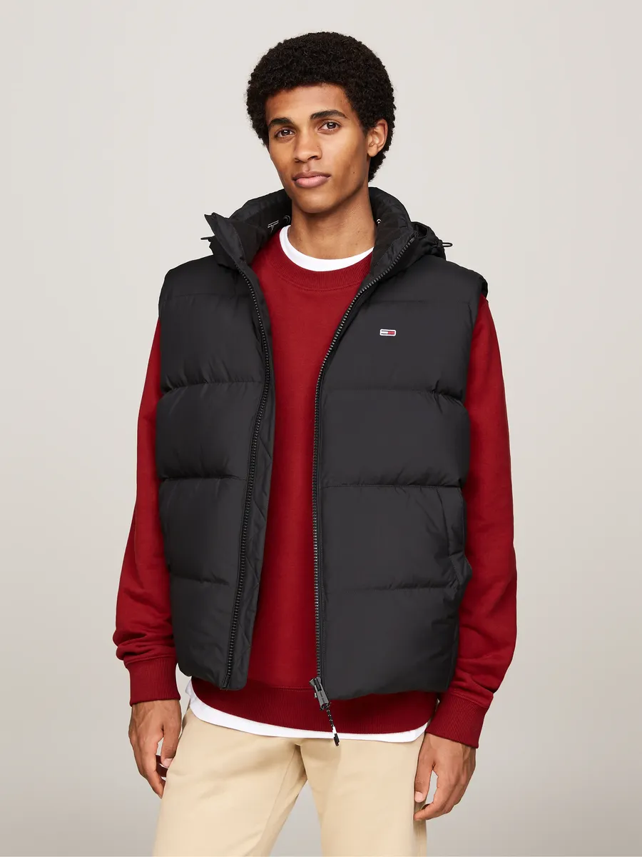 

Стеганый жилет Tommy Jeans Plus "TJM ESSENTIAL DOWN VEST EXT", большие размеры, черный