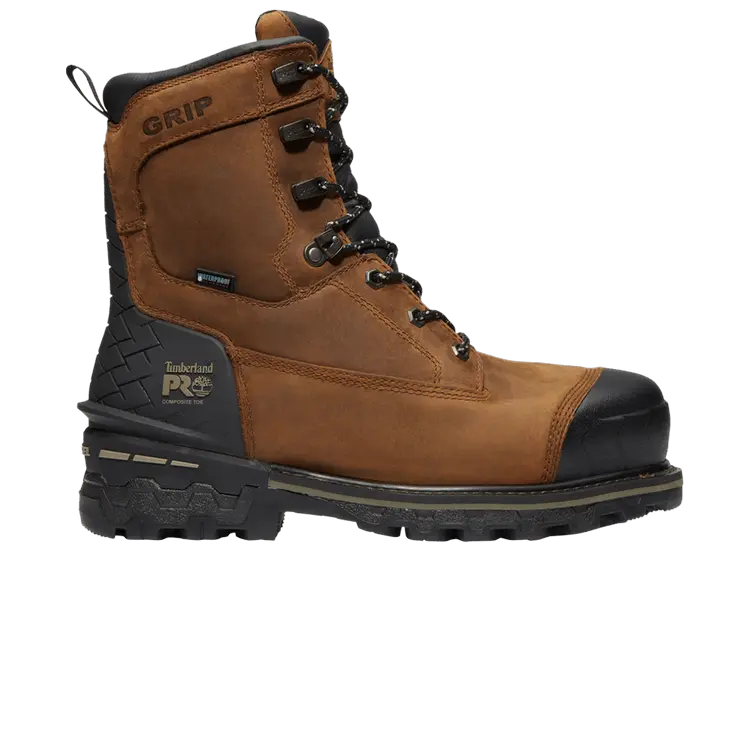 

Ботинки Timberland Pro Boondock HD 8 Inch Composite Toe Waterproof Work Boot Brown, коричневый