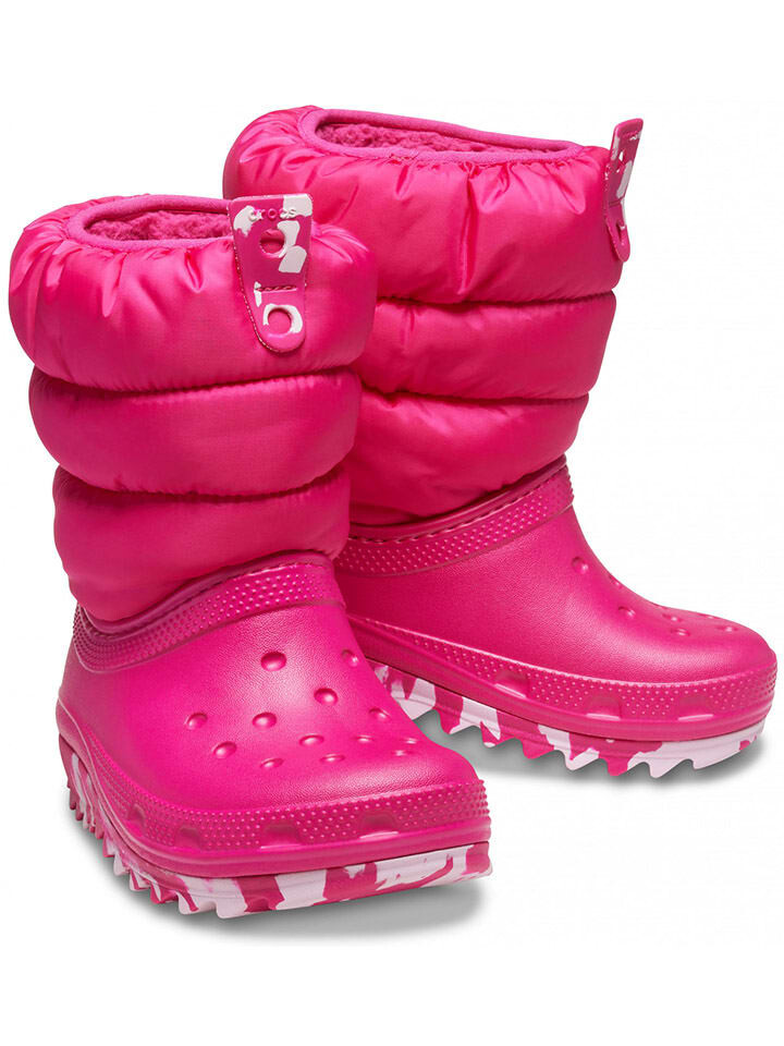 

Сапоги Crocs Winterstiefel Classic Neo Puff, розовый