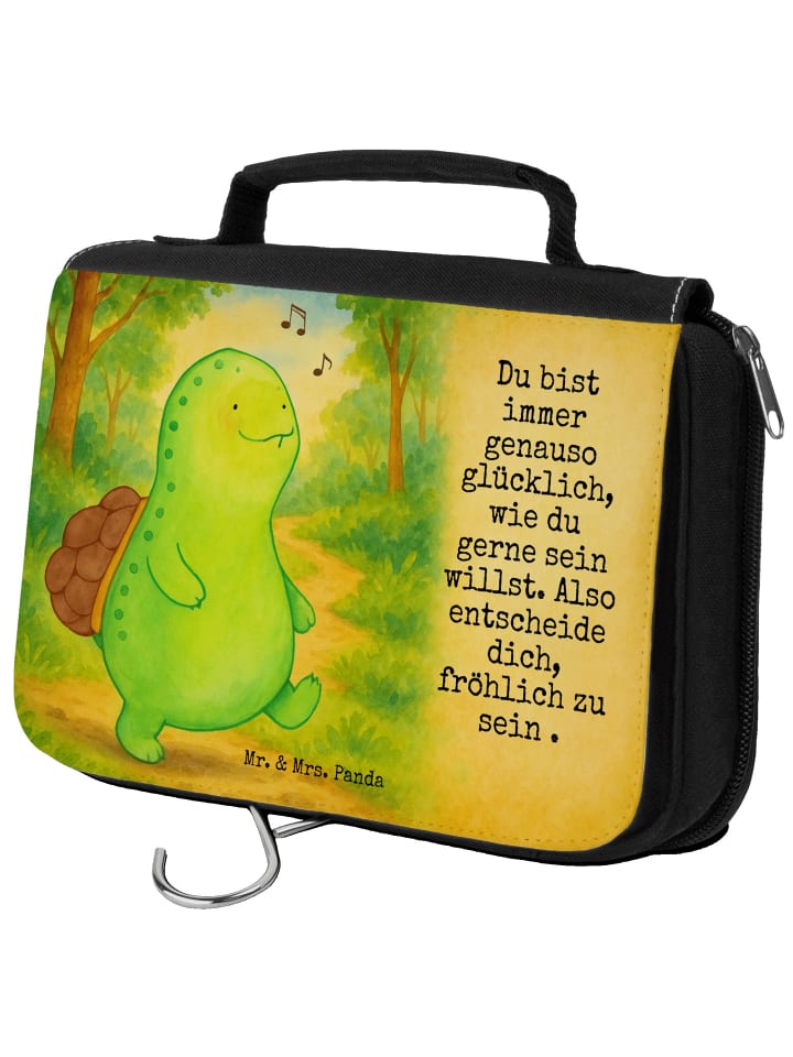 

Mr. & Mrs. Panda Косметичка с изображением черепашьего свистка и надписью белого цвета